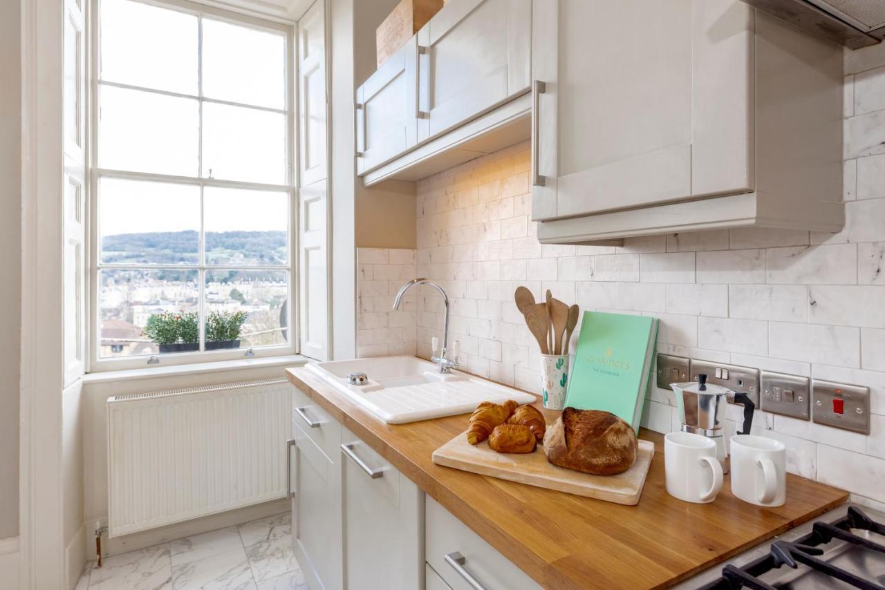 Luxury Georgian Duplex In Central Bath Exterior foto